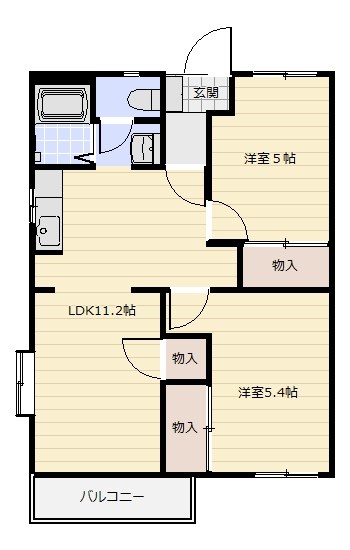 フレグランスみよし 間取り