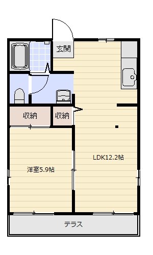 コーポ鈴(増尾台) 間取り