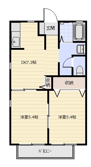 エスティーヌA 間取り