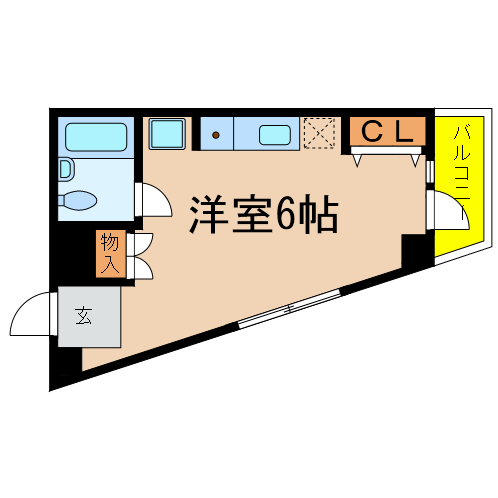 ラ・メゾンM2 間取り
