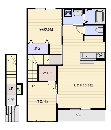 Wisteria 間取り