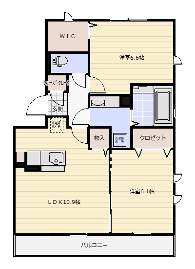 フラッツ酒井根Ⅱ 間取り