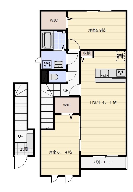シャルマンフラットリヴァーⅢ 間取り