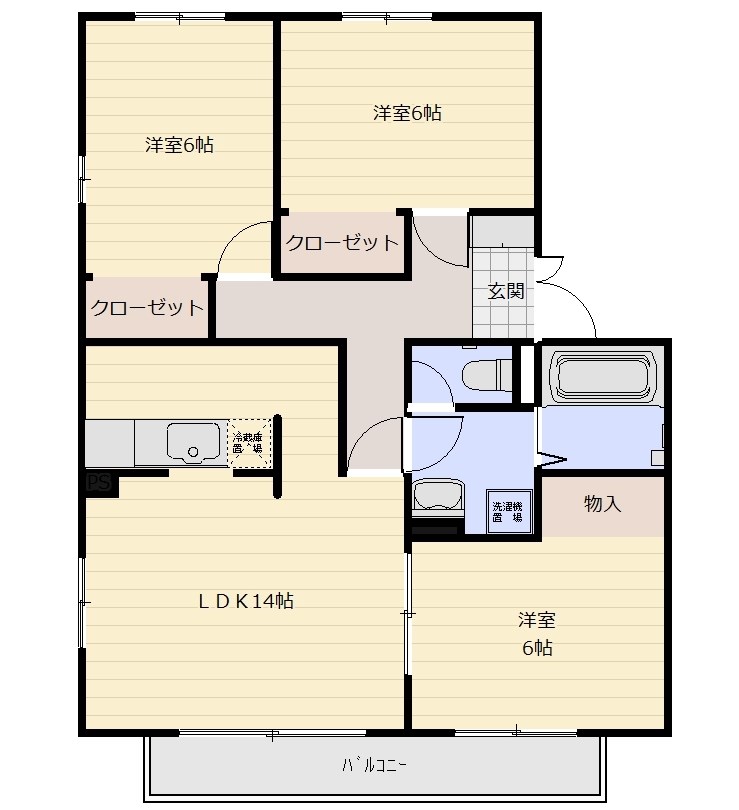 アンクレージュ新柏 間取り
