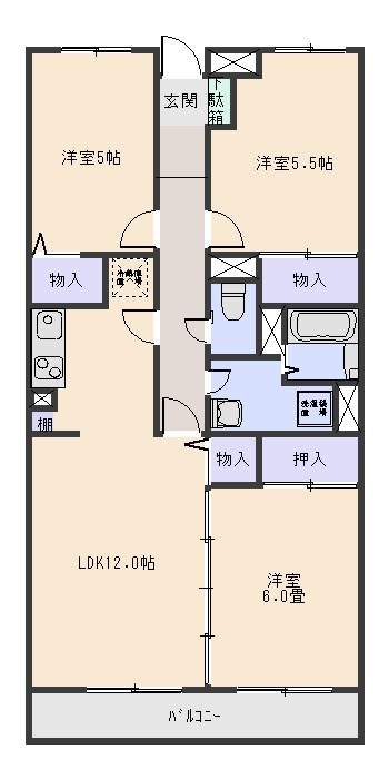 グリーン新柏 間取り