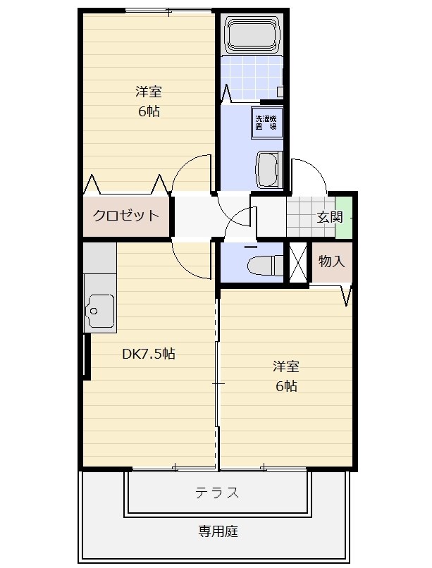 フレシールB 間取り