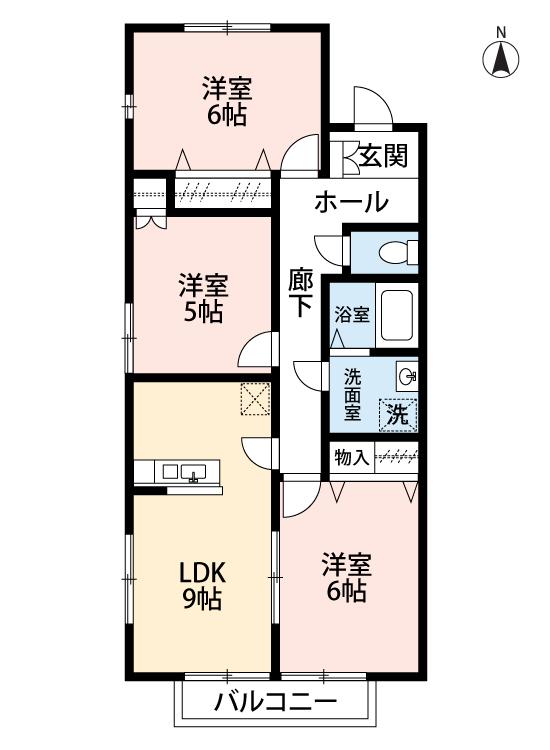 ヴェルドミール逆井 間取り