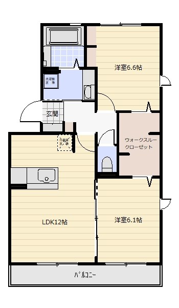 グランドゥール高柳A 間取り